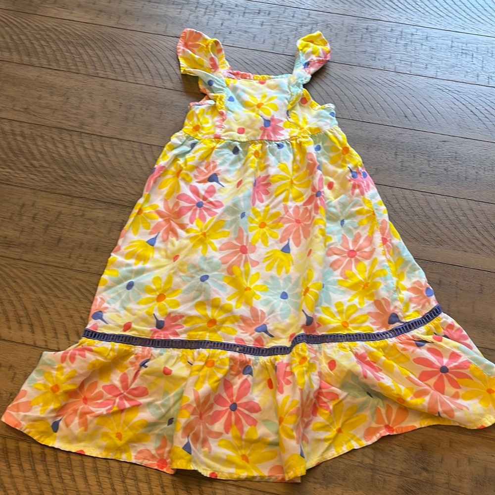 Cat & Jack Floor-Length Floral Summer Dress - Toddler Girl Size 2T / 24 Months